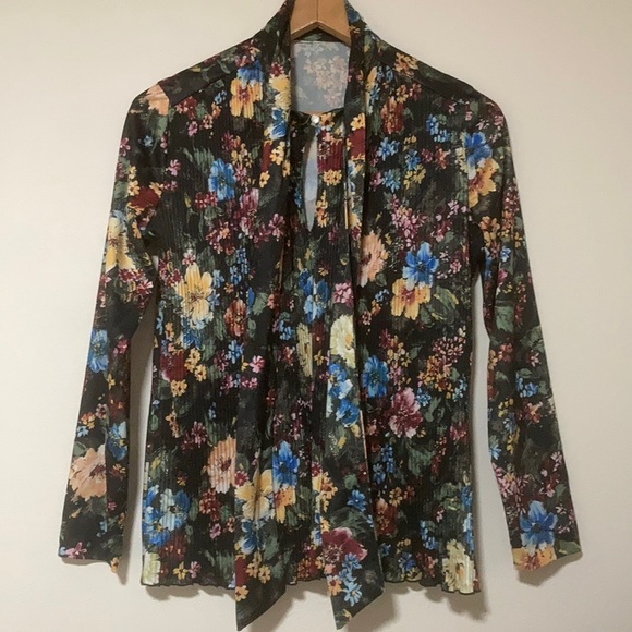 Vintage floral blouse - Picture 4 of 7
